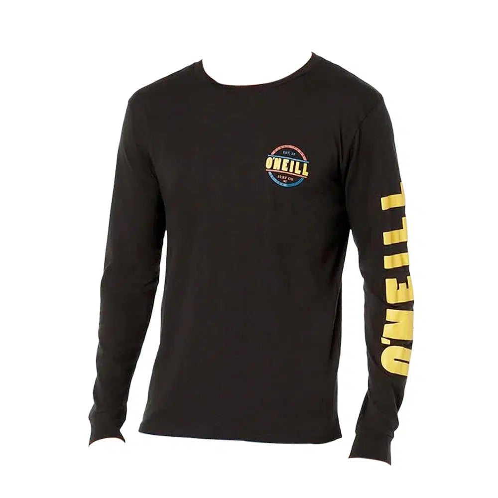 O'Neill Surf Co. Logo Men's Long Sleeve Black T-Shirt