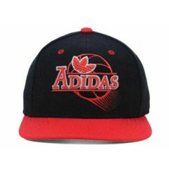 Adidas Black & Red Swing Logo Strap Back Cap