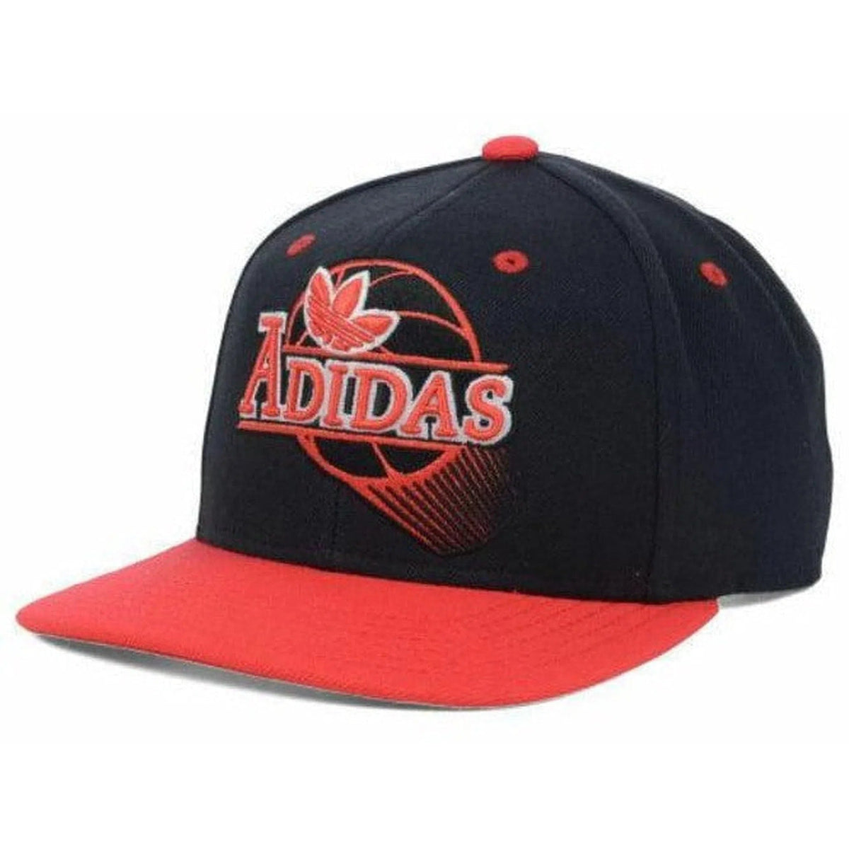 Adidas Black & Red Swing Logo Strap Back Cap