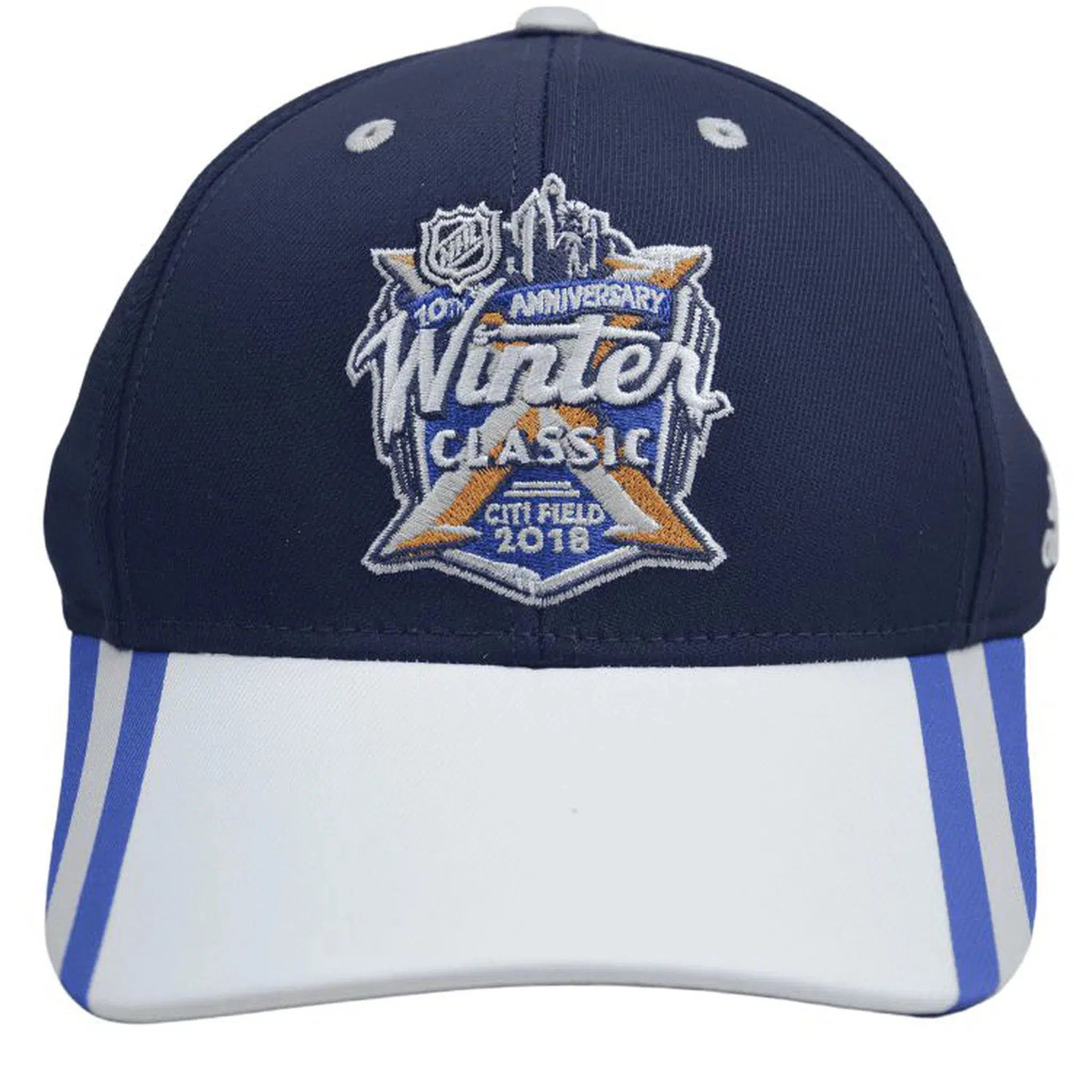 Adidas NHL Hockey 10th Anniversary Winter Classic Flex Fit Citi Field Event Hat