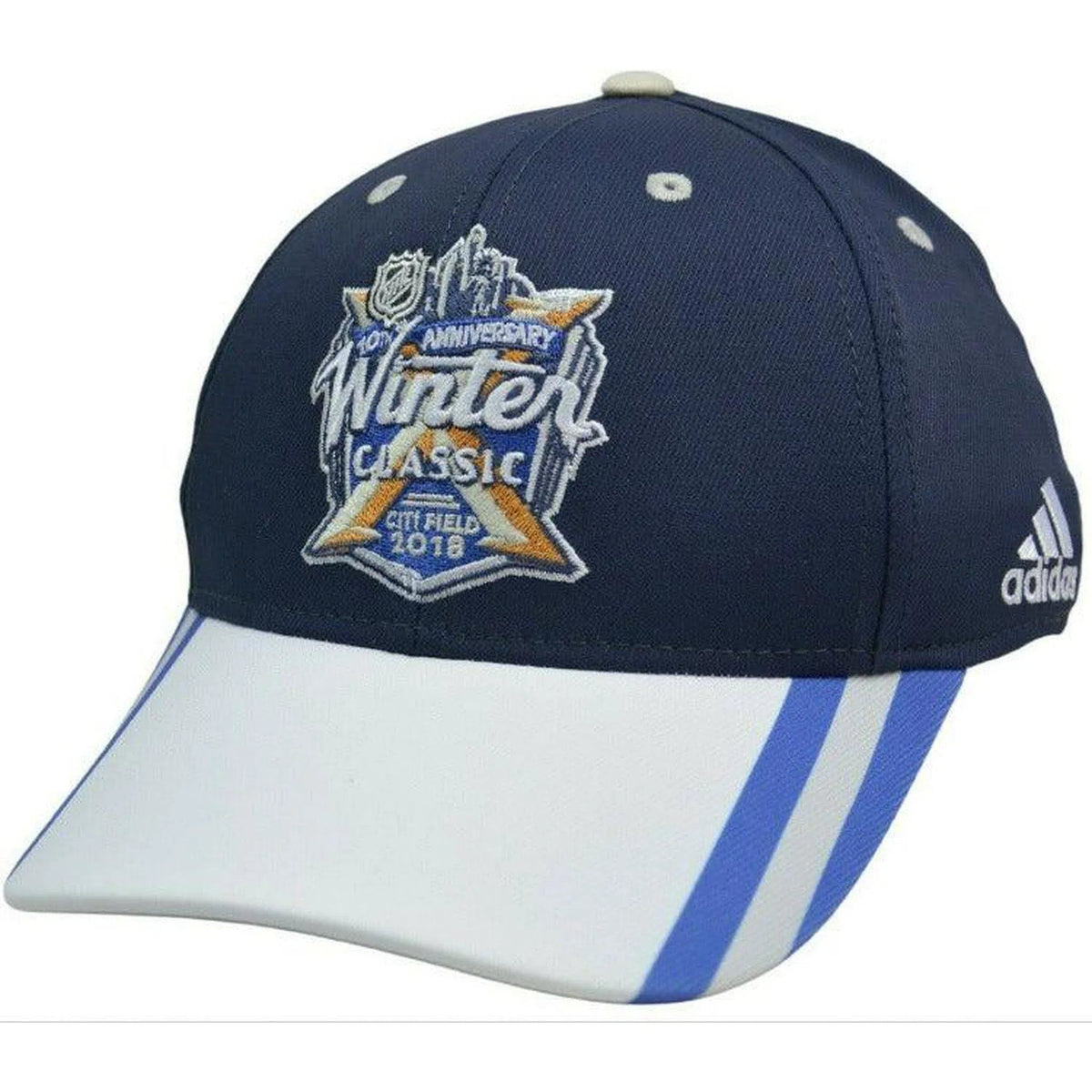 Adidas NHL Hockey 10th Anniversary Winter Classic Flex Fit Citi Field Event Hat