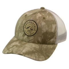 Aeropostale 1987 Circle Logo Camo & White Snapback Cap Trucker Hat