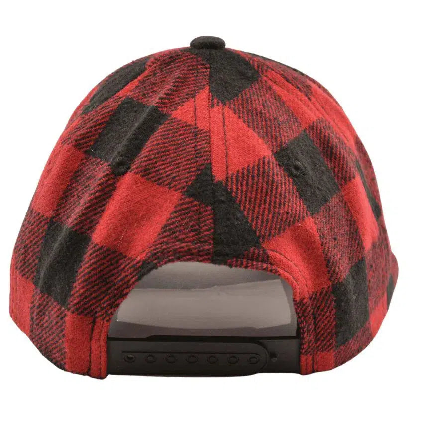 Aeropostale East Coast New York Circle Logo Buffalo Plaid Baseball Hat