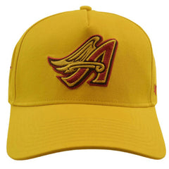 Anaheim Angels MLB Yellow MVP Throwback Logo Adjustable Baseball Hat