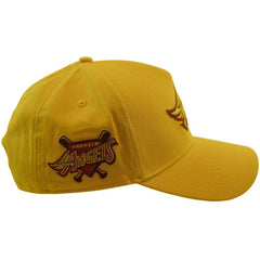 Anaheim Angels MLB Yellow MVP Throwback Logo Adjustable Baseball Hat