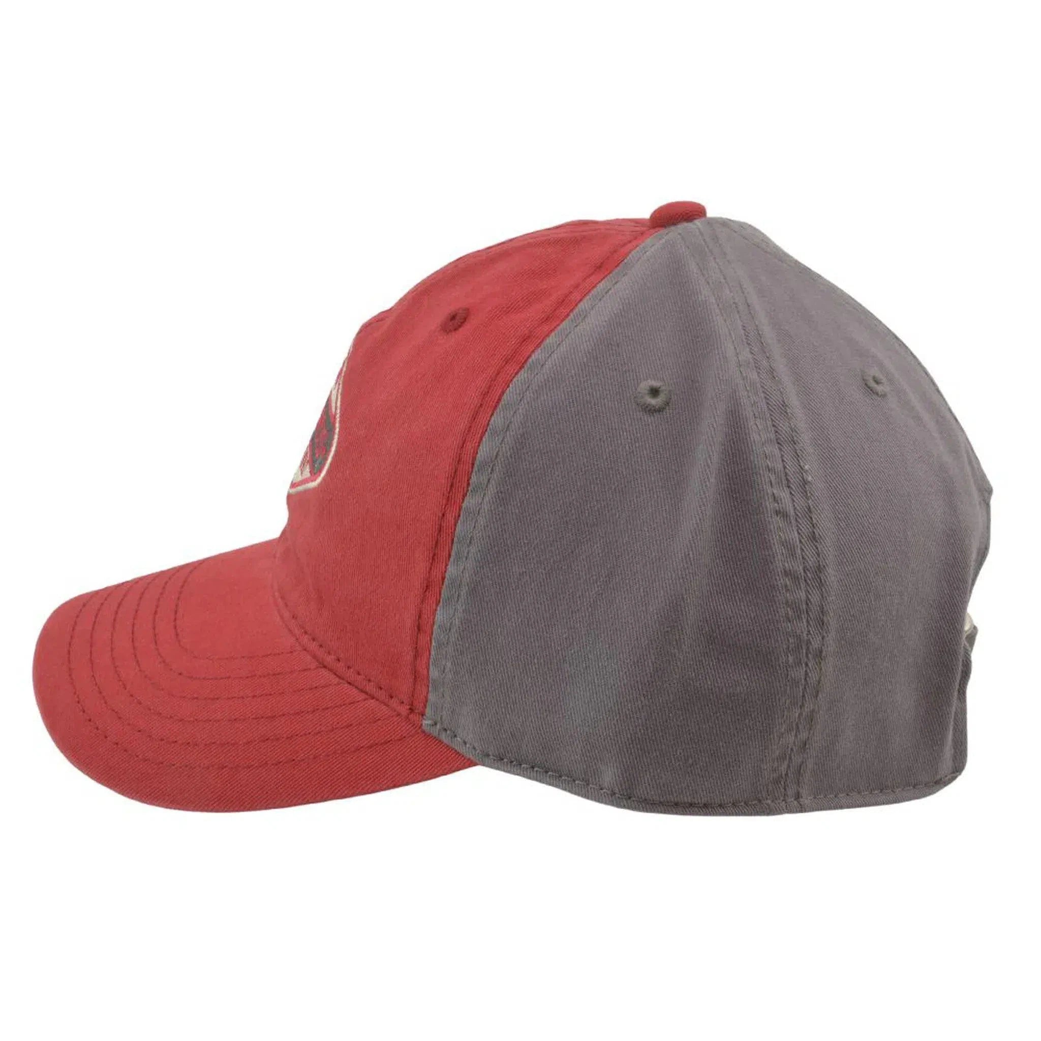 Arkansas Razorbacks NCAA 2 Tone Red & Gray Team Dad Hat