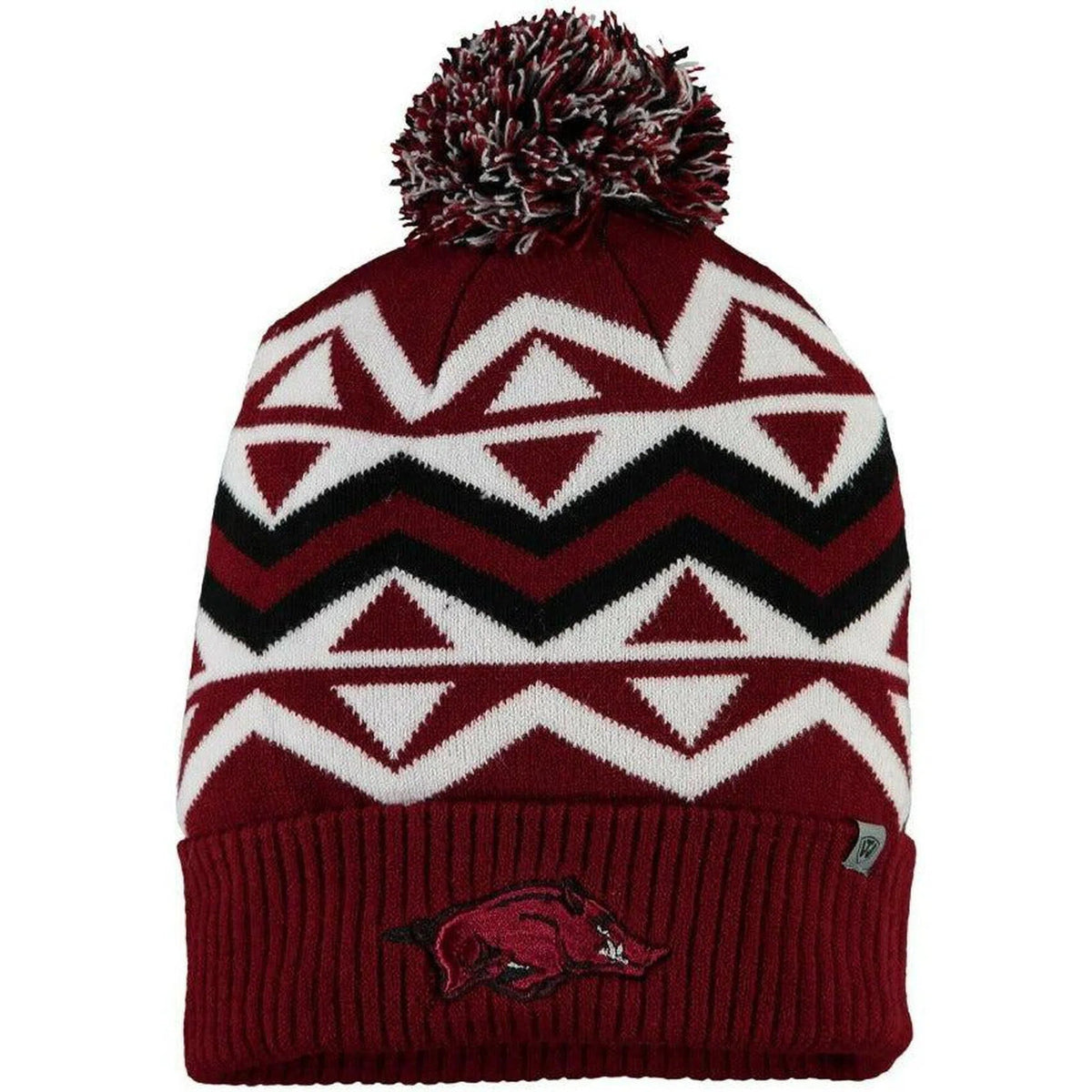 Arkansas Razorbacks TOW NCAA World Disturbance Pom Pom Knit Beanie Winter Hat