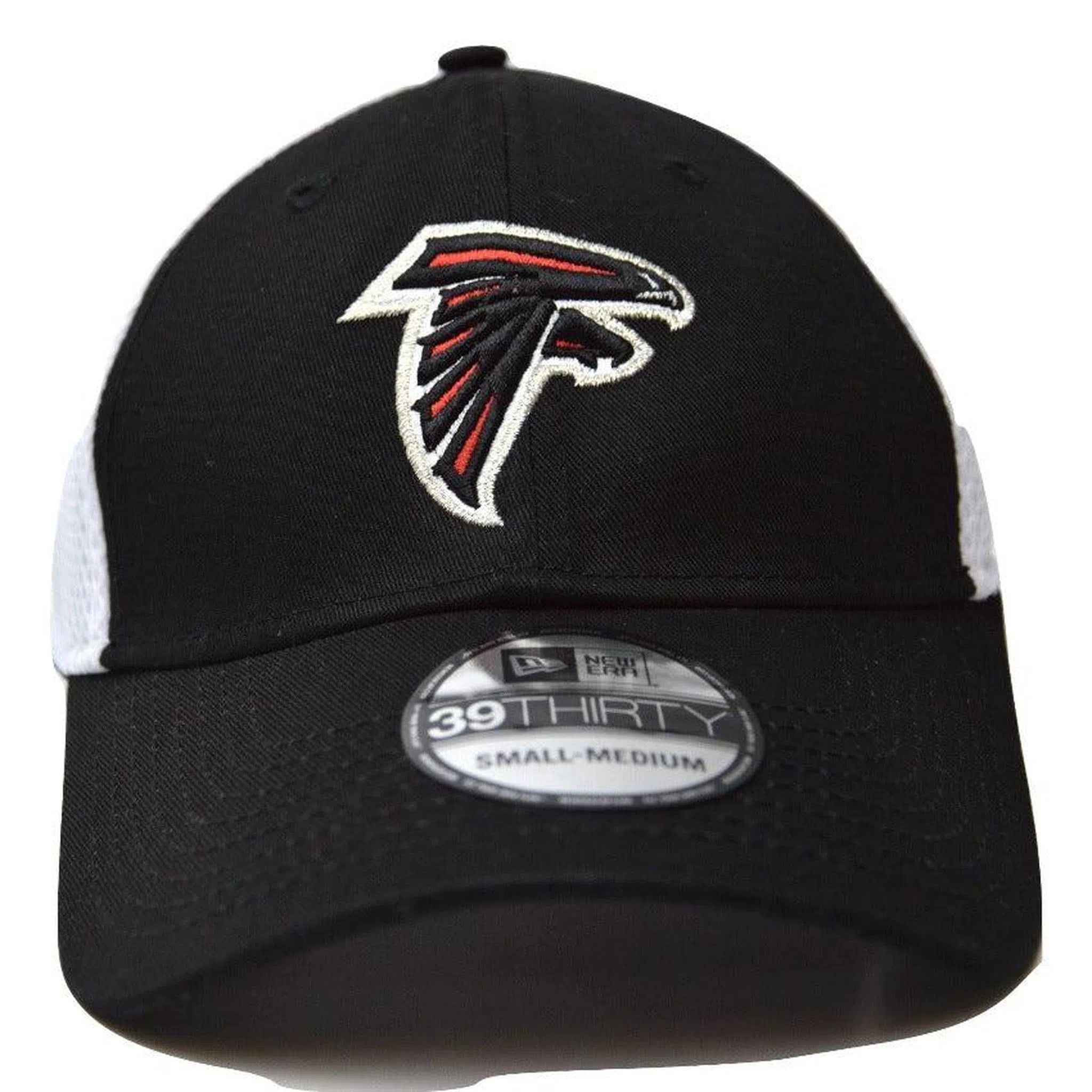 Atlanta Falcons 39THIRTY Neo Black & White NFL Football Flex Fit Cap