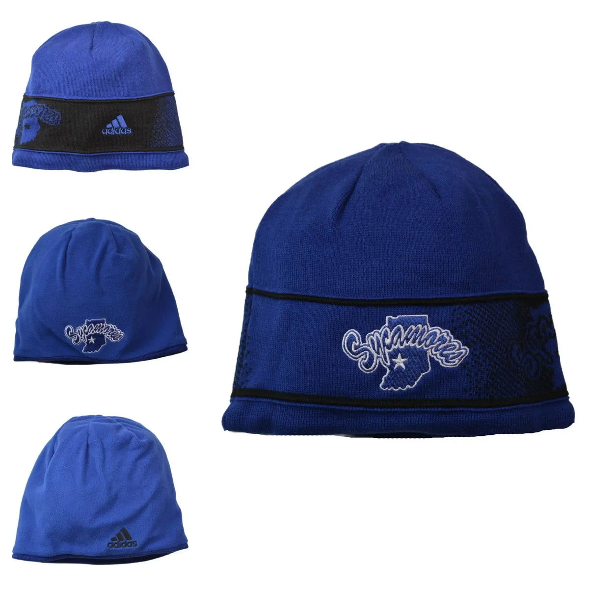 Indiana State Sycamores Adidas Reversible Knit Beanie