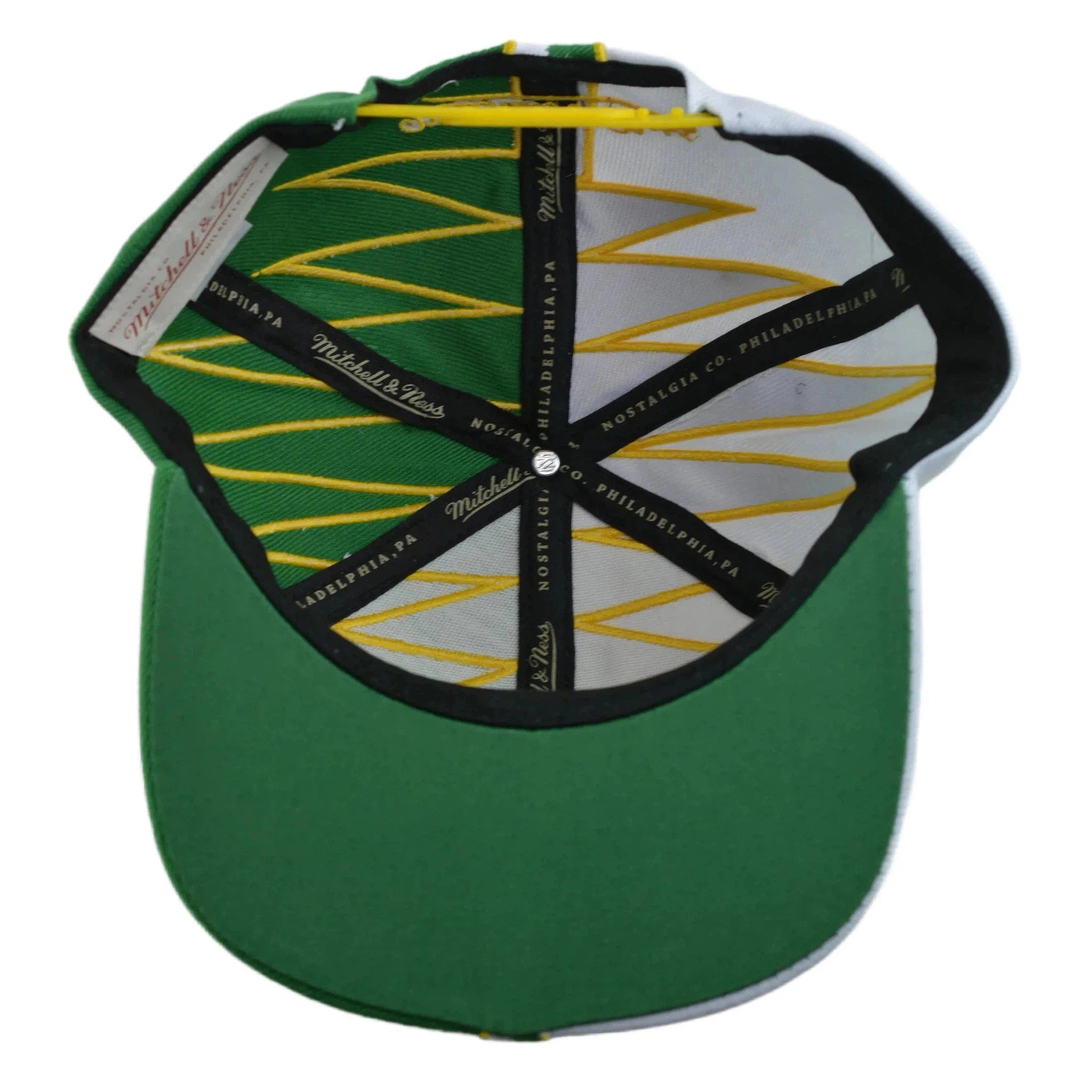 Boston Celtics NBA Shockwave Men's Snapback Hat by Mitchell & Ness