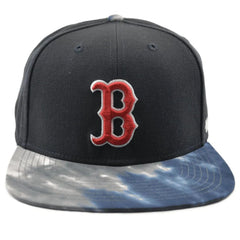 Boston Red Sox Team Color Truckin MLB Captain 2Tone Snapback Hat