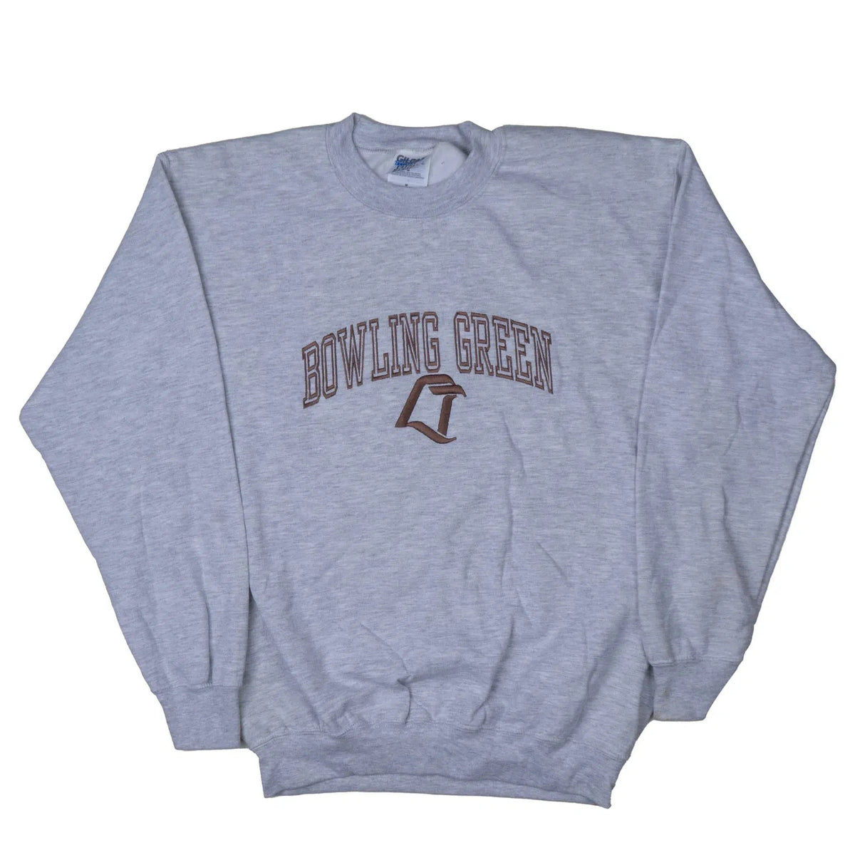 Bowling Green St. Falcons NCAA BGSU Logo Gray Crew Neck Sweatshirt