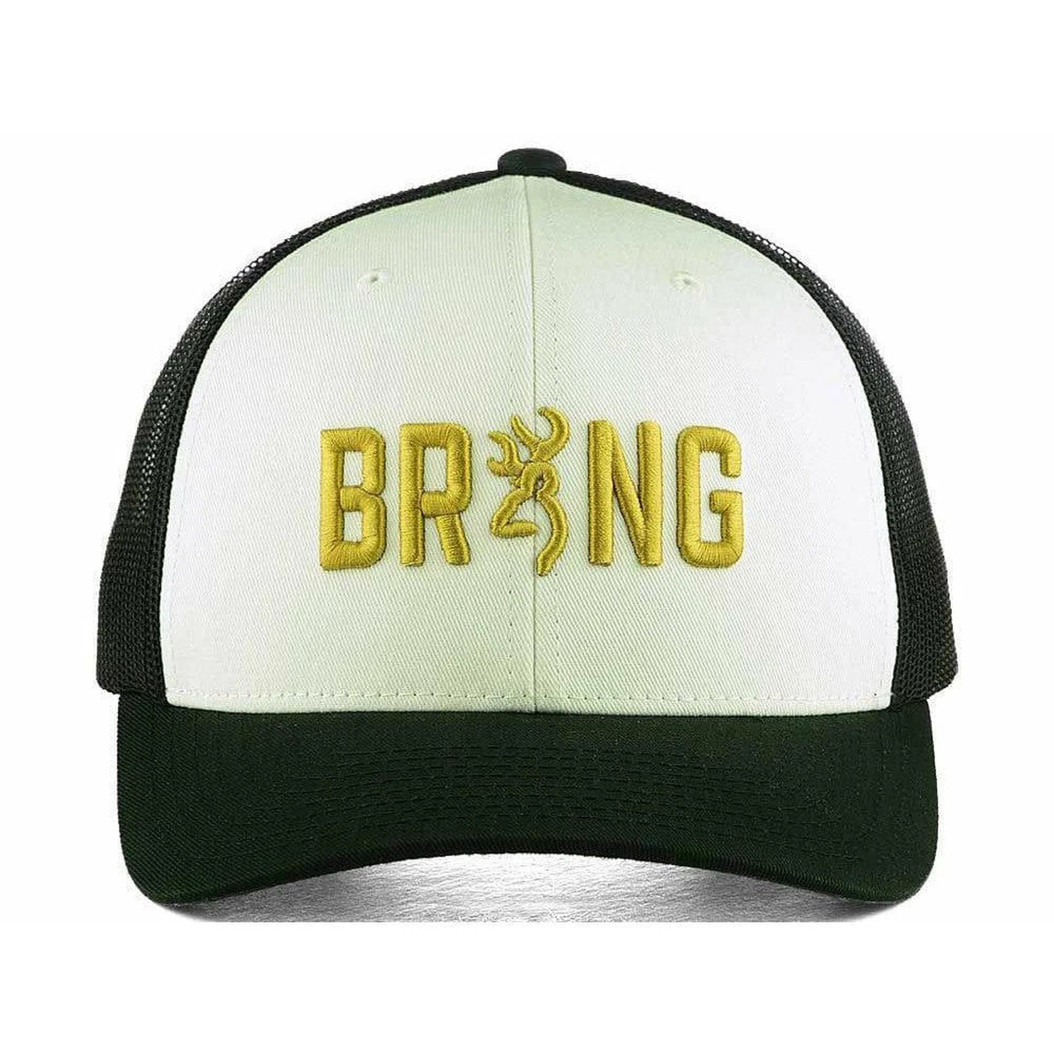 Browning Arms Shooting Sports Adjustable Black & White Trucker Baseball Style Cap