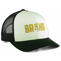 Browning Arms Shooting Sports Adjustable Black & White Trucker Baseball Style Cap