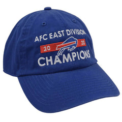 Buffalo Bills AFC East Champions NFL Team Clean Up Adjustable Blue Hat by '47