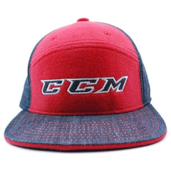 CCM Hockey Lifestyle Apparel Denim & Flannel Camper CCM Logo Hockey Cap