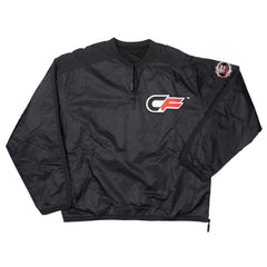 Cage Fighter MMA Black Nylon 3/4 Zip Golf Style Pullover Jacket