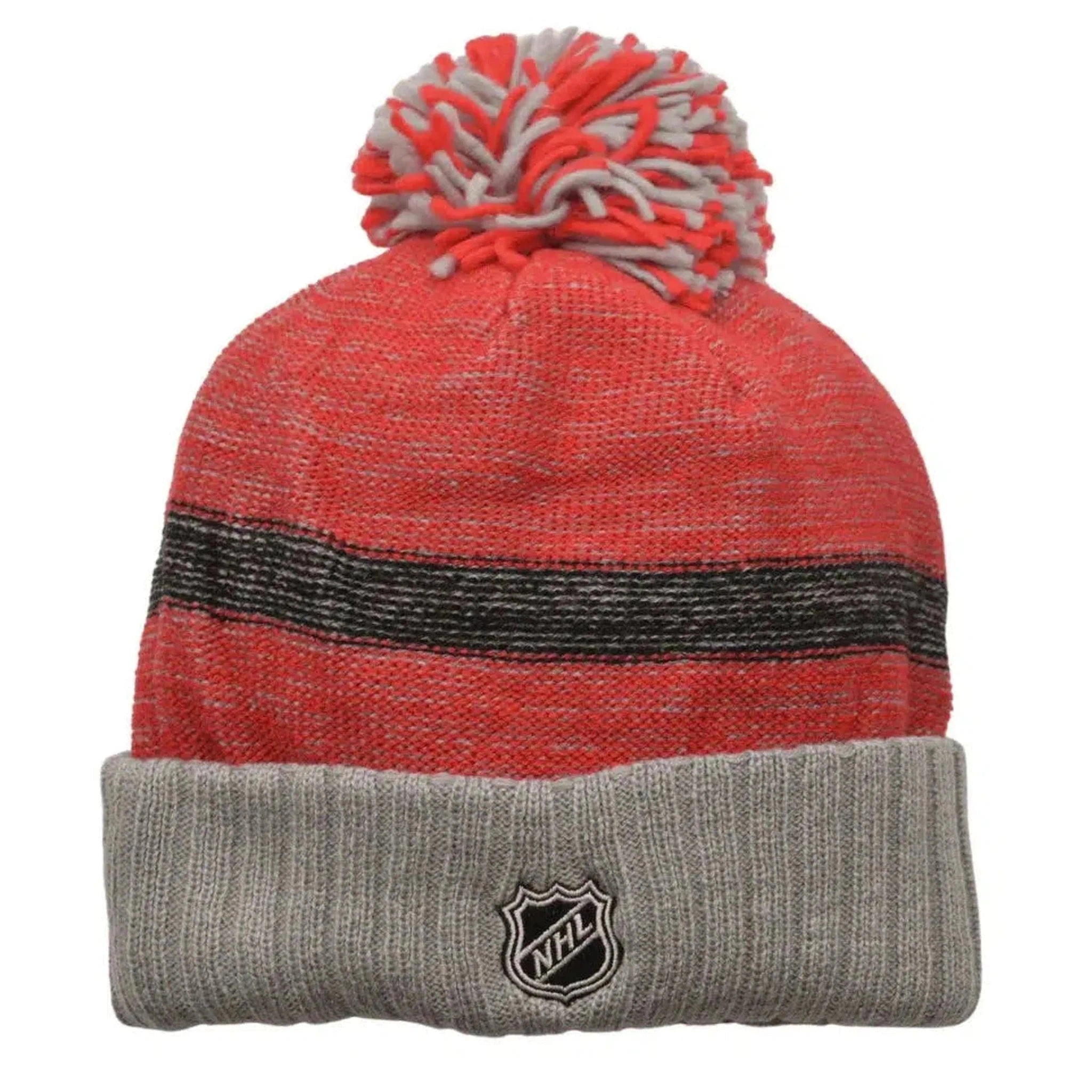 Calgary Flames Reebok NHL Hockey Locker Room Knit Beanie Pom Winter Hat