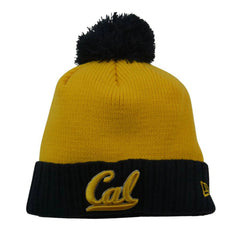 California Golden Bears NCAA Color Chill Pom Pom Winter Knit Hat beanie by New Era