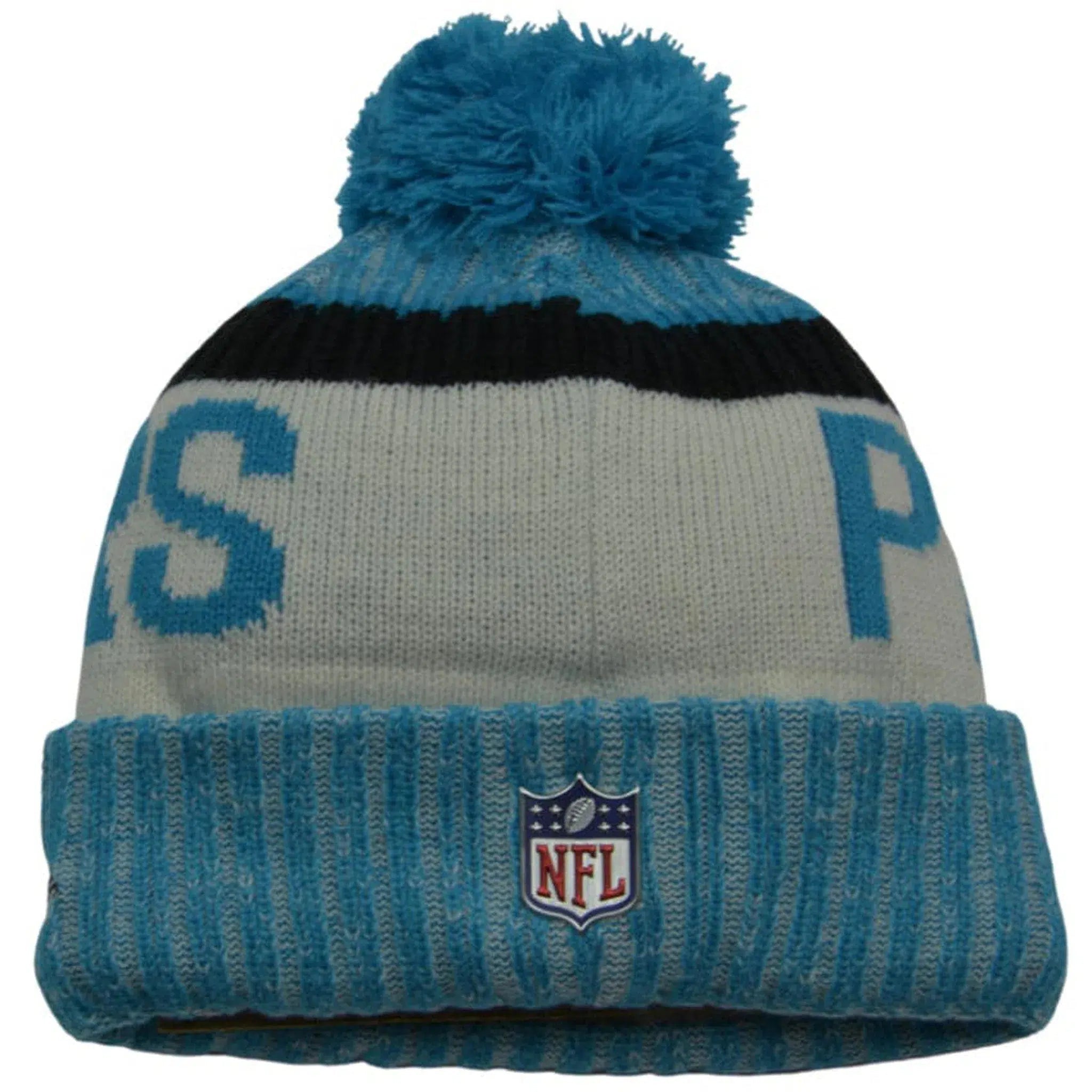 Carolina Panthers NFL Football Team Sport Knit Beanie Pom Pom Winter Hat