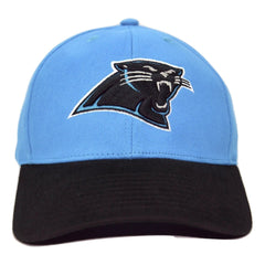 Carolina Panthers NFL Team Apparel 2 Tone Teal & Black Adjustable Football Cap