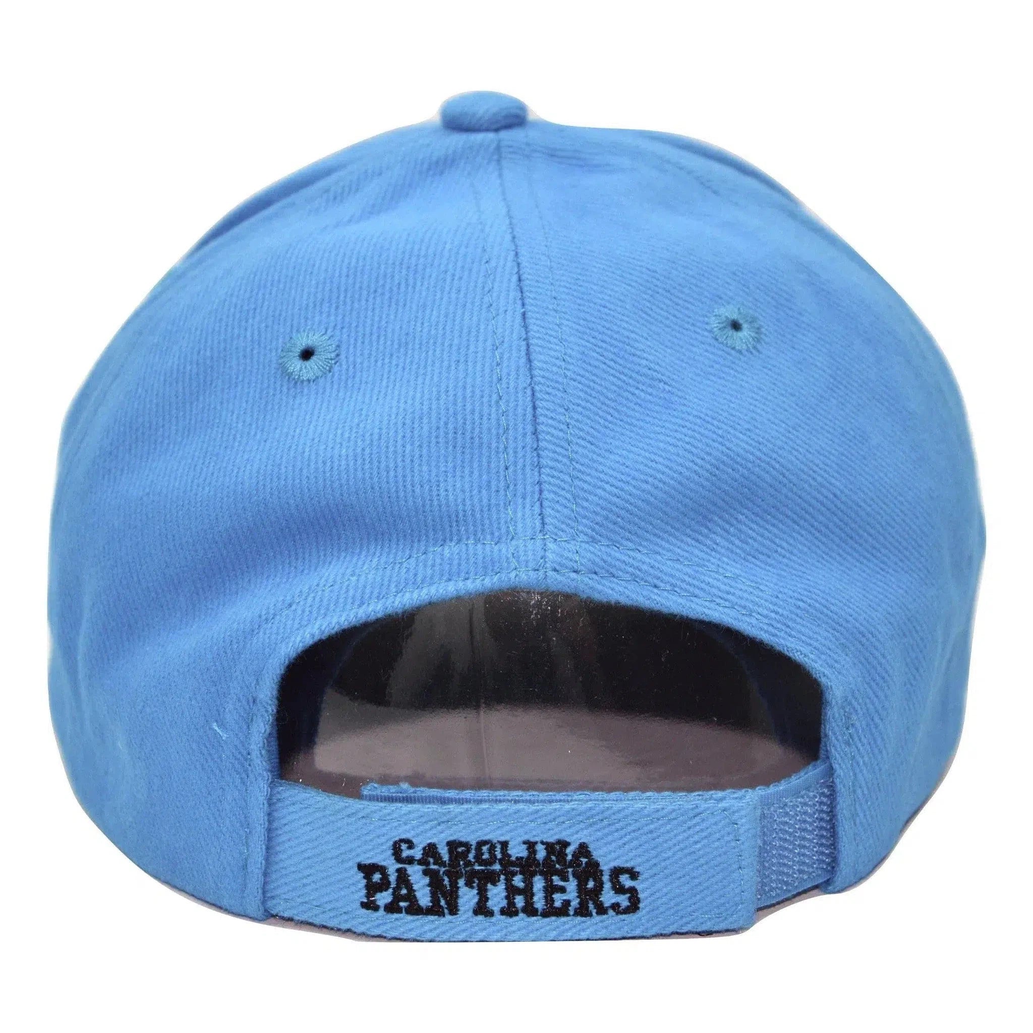 Carolina Panthers NFL Team Apparel 2 Tone Teal & Black Adjustable Football Cap