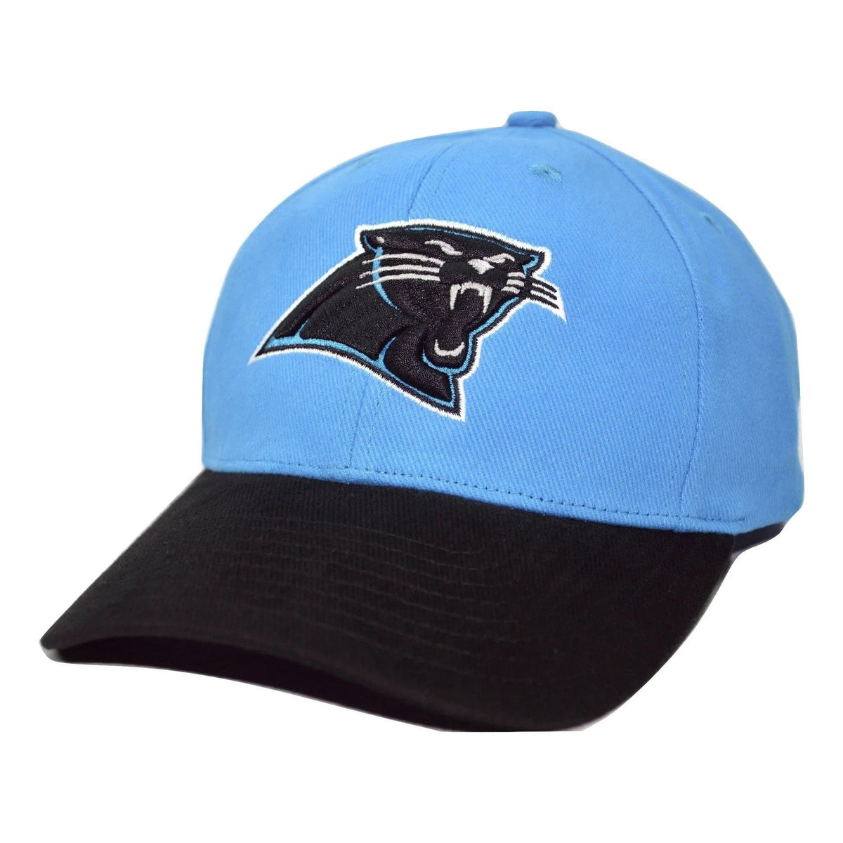 Carolina Panthers NFL Team Apparel 2 Tone Teal & Black Adjustable Football Cap