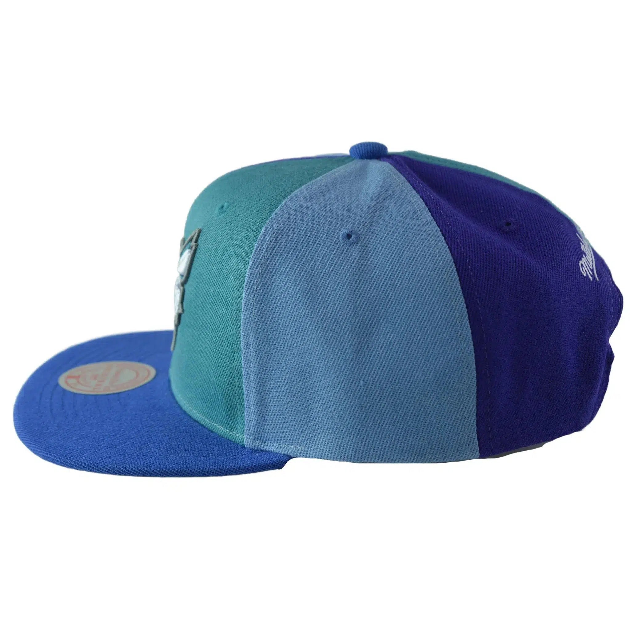 Charlotte Hornets NBA Team Era Pinwheel Men's Snapback Cap, Flat Bill Hat by Mitchell & Ness