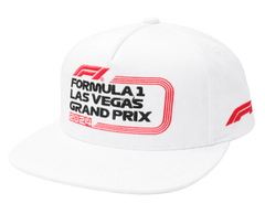 Formula 1 2024 Las Vegas Grand Prix White Flat Bill Snapback Hat