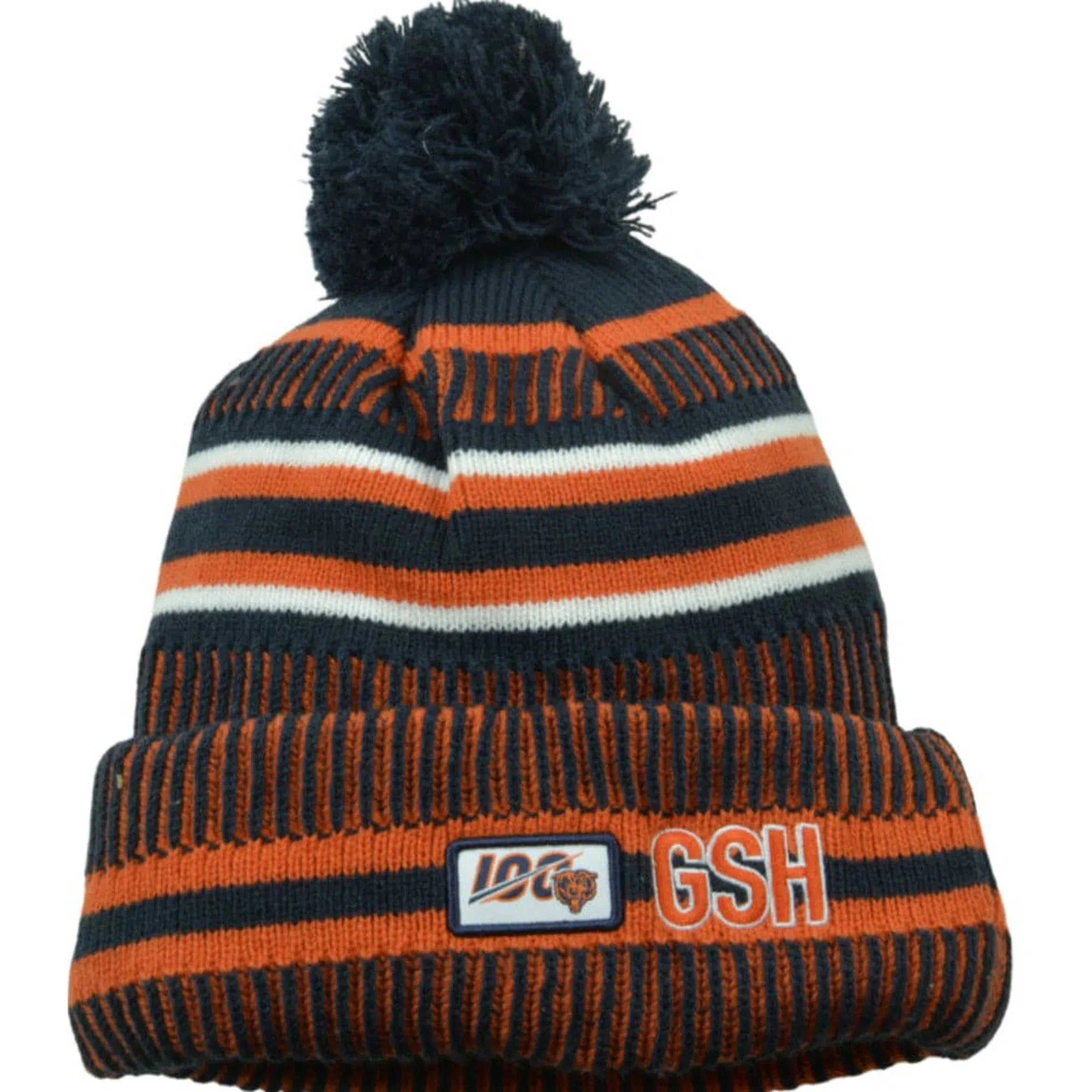 Chicago Bears New Era NFL Football Team Sport Knit Pom Pom Winter Hat