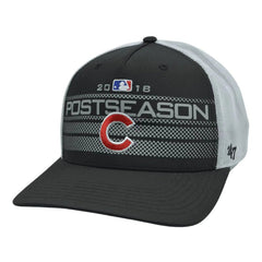 Chicago Cubs Postseason Adjustable Mesh Back MLB Baseball Hat