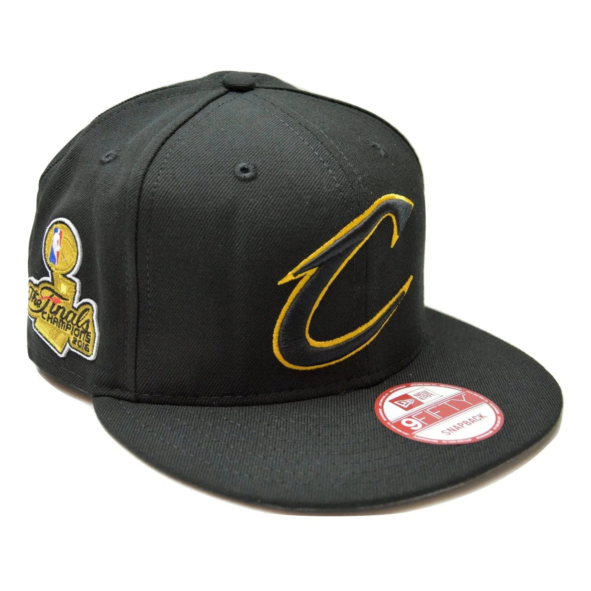 Cleveland Cavaliers New Era 9FIFTY NBA Finals Black Adjustable Snapback Cap