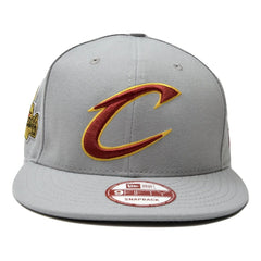 Cleveland Cavaliers New Era 9FIFTY NBA Finals Light Gray Adjustable Snapback Cap