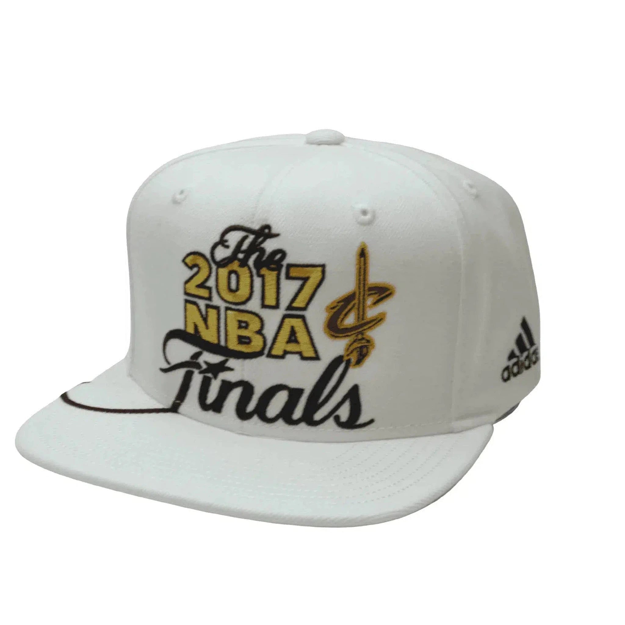 Cleveland Cavaliers adidas 2017 NBA Basketball Finals White Snapback Hat