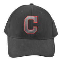 Cleveland Guardians Fan Favorite Black MLB Team Logo Adjustable Hat