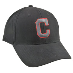 Cleveland Guardians Fan Favorite Black MLB Team Logo Adjustable Hat