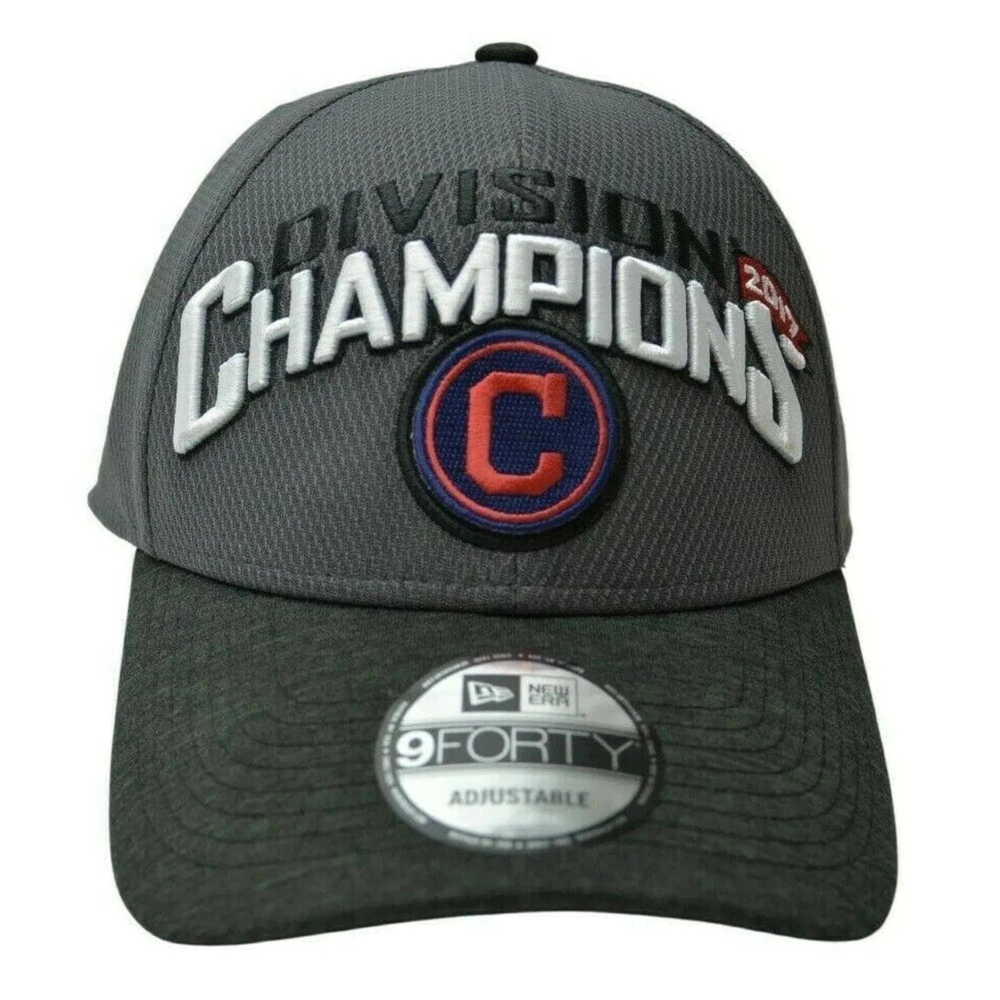 Cleveland Guardians New Era 9FORTY MLB Division Champs 2 Tone Gray Adjustable Baseball Hat