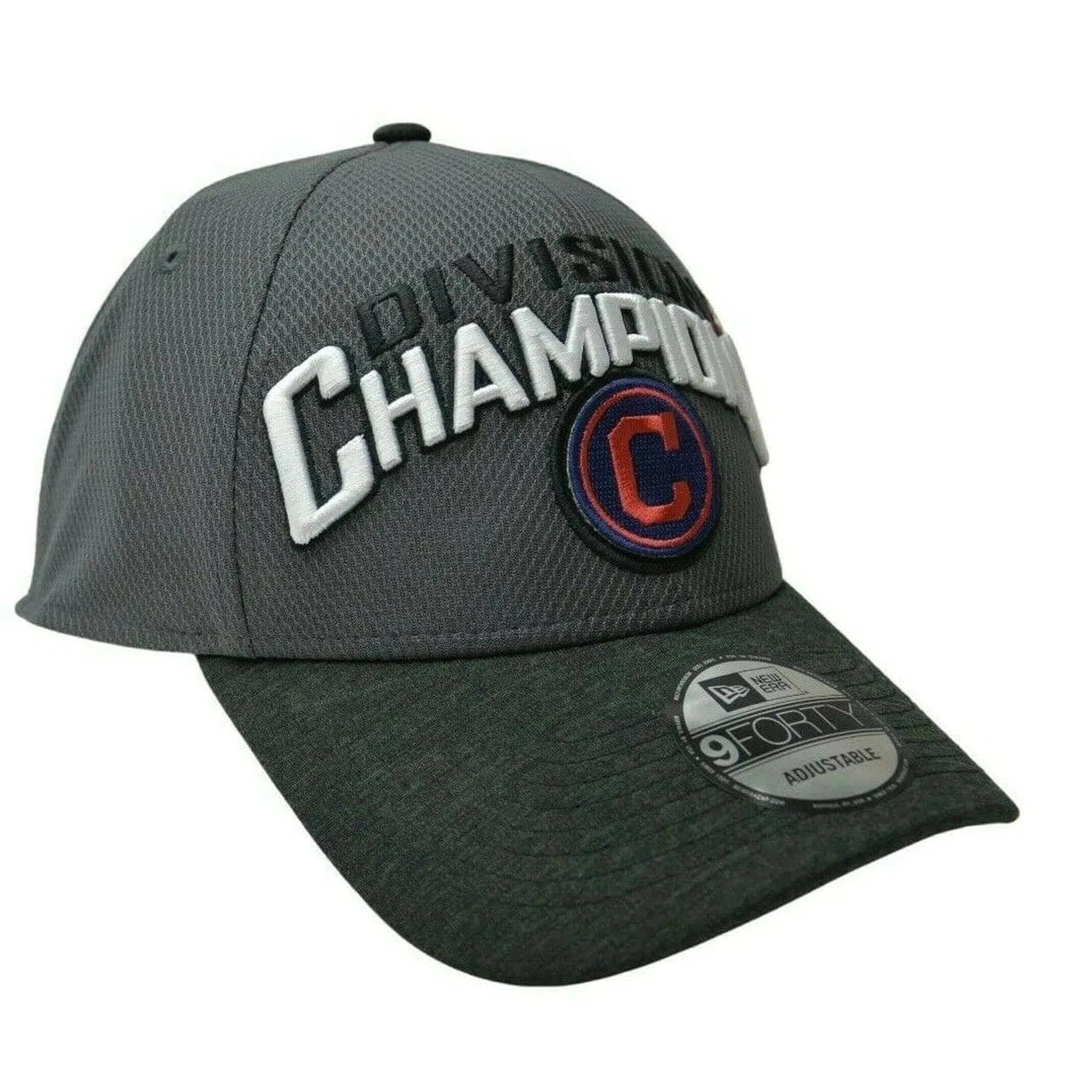 Cleveland Guardians New Era 9FORTY MLB Division Champs 2 Tone Gray Adjustable Baseball Hat