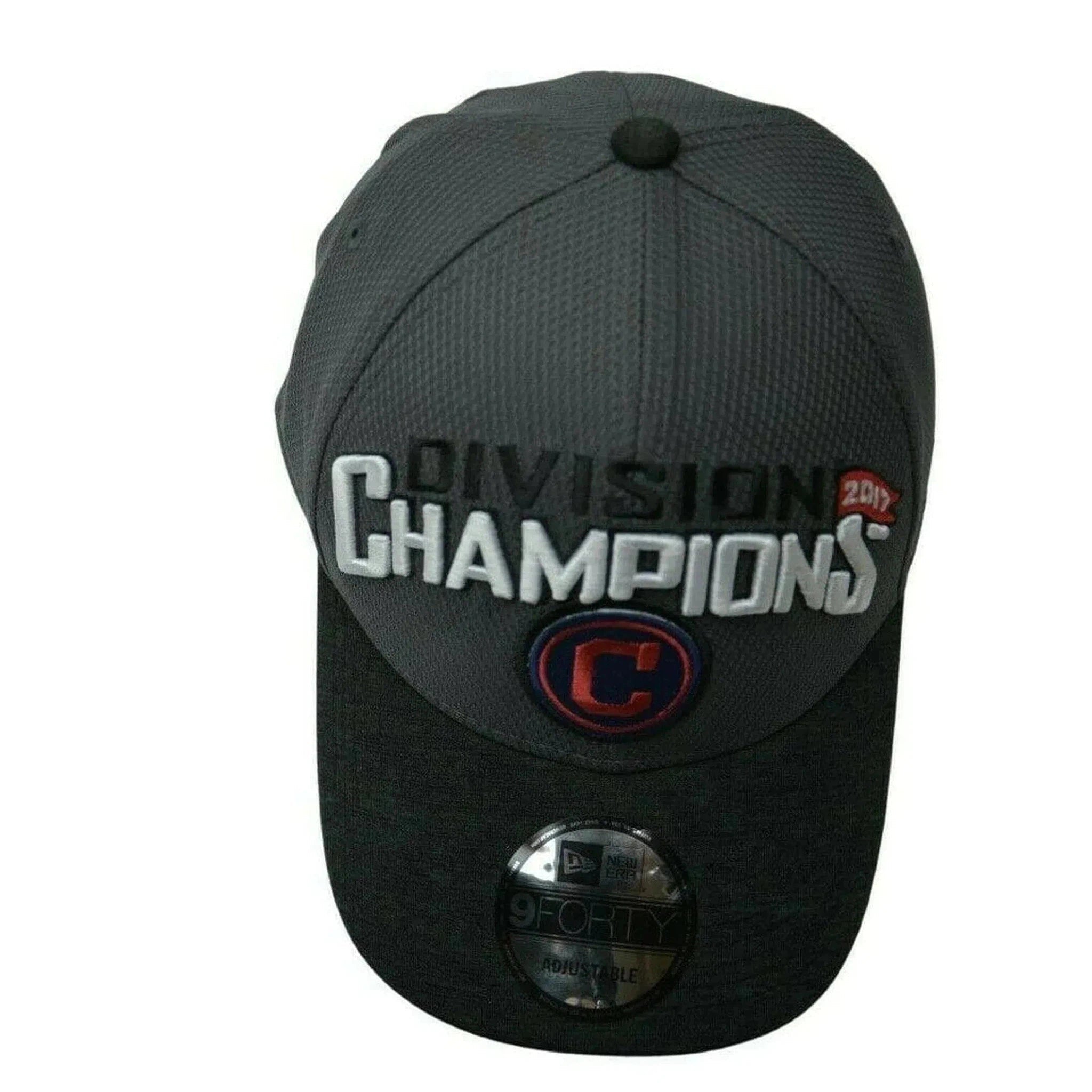 Cleveland Guardians New Era 9FORTY MLB Division Champs 2 Tone Gray Adjustable Baseball Hat