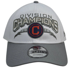 Cleveland Guardians New Era 9FORTY MLB Division Champs 2 Tone Gray & White Adjustable Baseball Hat