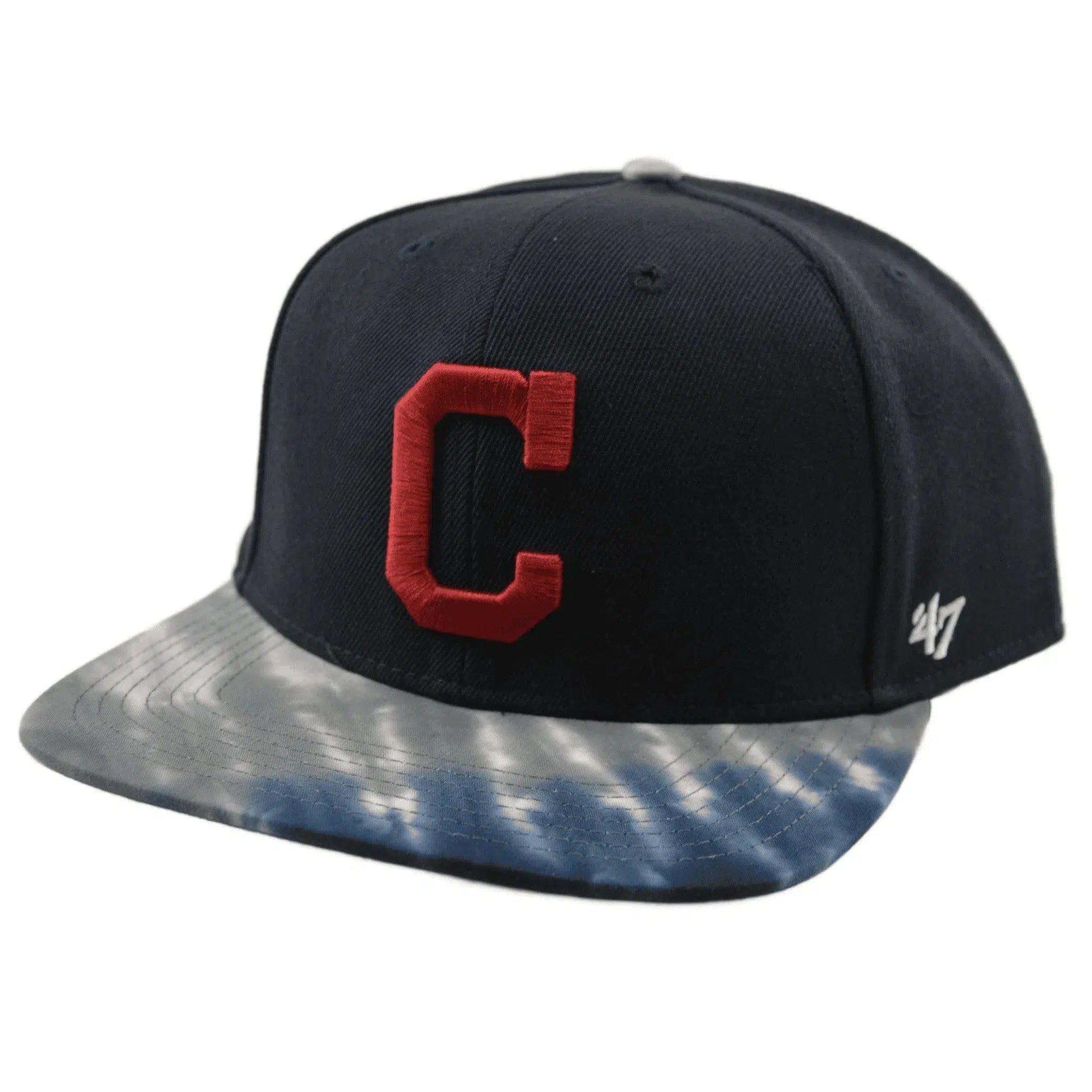 Cleveland Guardians Team Color Truckin MLB Captain 2Tone Snapback Hat