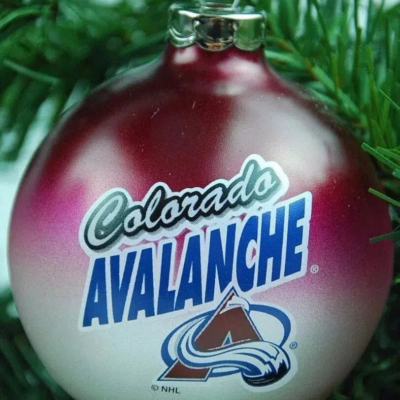 Colorado Avalanche NHL Sport Collectors Series Glass Holiday Christmas Ornament by Topperscot