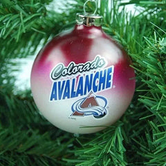 Colorado Avalanche NHL Sport Collectors Series Glass Holiday Christmas Ornament by Topperscot