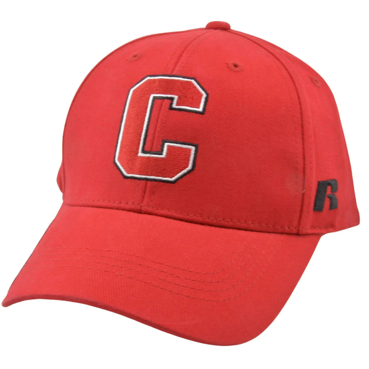 Cornell Big Red NCAA Russell Athletic Red Team Logo Adjustable Hat