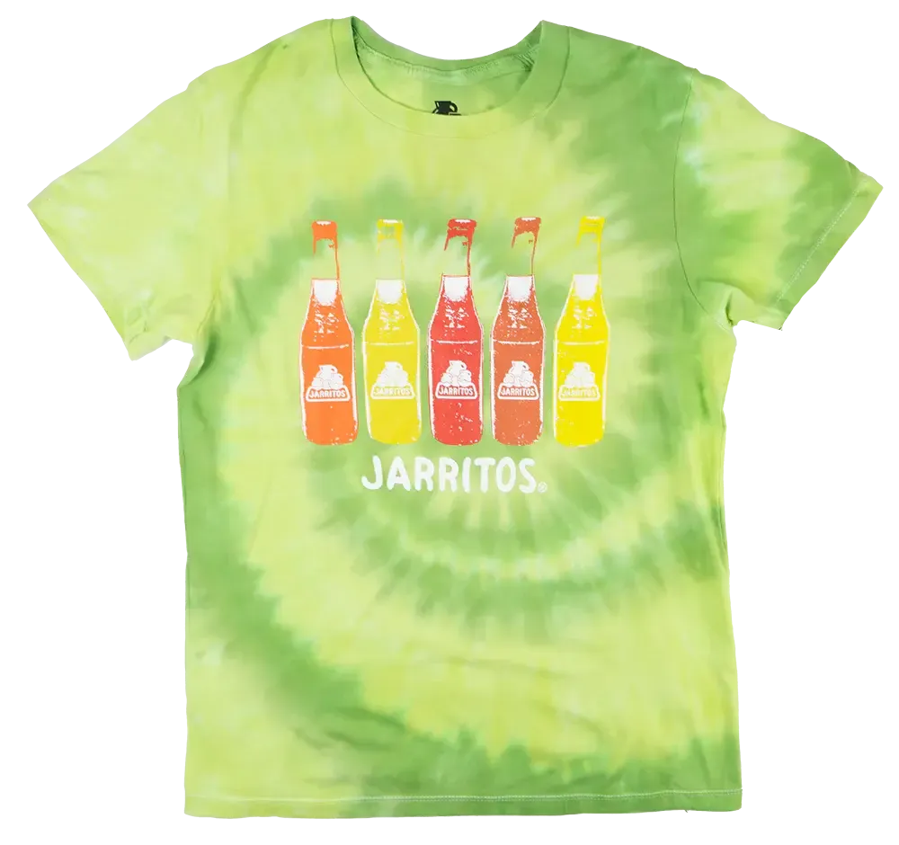 Jarritos Mexican Soda Tie-Dye T-Shirt – Lime Green Pop Tee