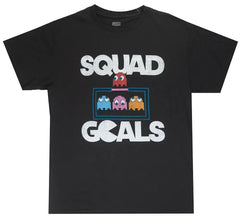 Pac-Man Squad Goals T-Shirt – Retro Video Game Tee Unisex Black