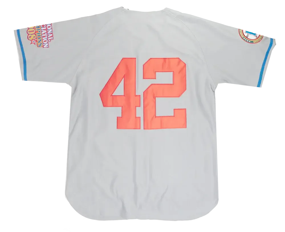 Brooklyn Royal Giants Negro Baseball League Gray Button Up Jersey