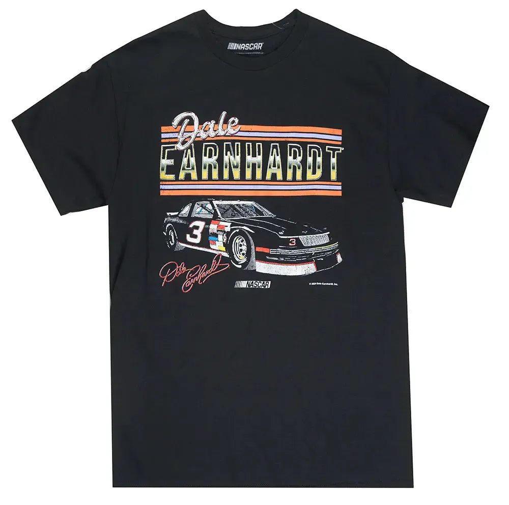 Dale Earnhardt Sr. The Intimidator #3 NASCAR Black Short Sleeve T-Shirt