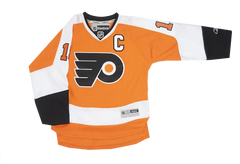 Philadelphia Flyers Reebok NHL Youth Captain Replica Hockey Jersey