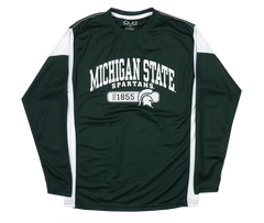 Michigan State Spartans NCAA Jersey-Style Long Sleeve Shirt